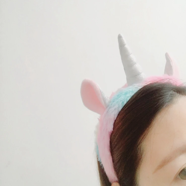 

Millffy Funny Girl Heart Net Red Unicorn Slippers Home Shoes Lovely Eye Shield Sweet pink girl colorful rainbow slippers