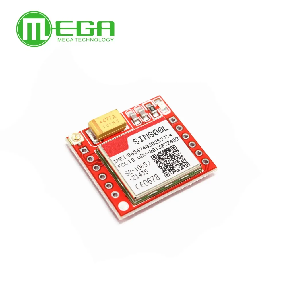 !! Самый маленький SIM800L GPRS GSM модуль карта MicroSIM Core плата четырехдиапазонный TTL