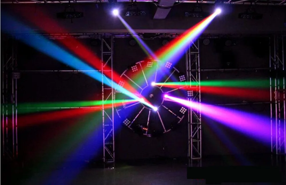 Светодиодный прожектор с движущейся головкой 12 Вт DMX512 4 в 1 шт./лот|disco laser|light djmini