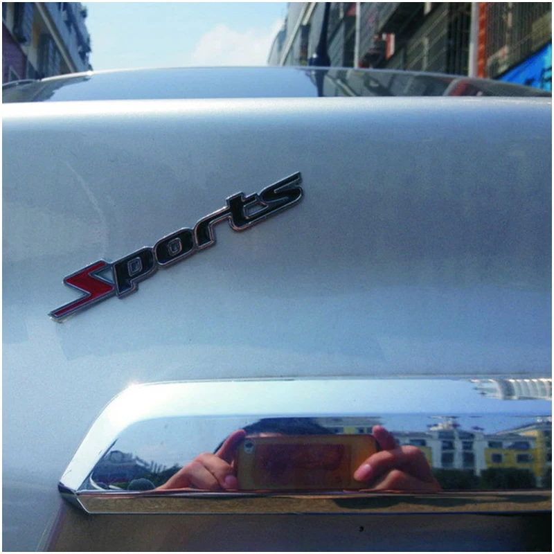 3D хромированная металлическая Спортивная наклейка для автомобиля Ford Focus Fusion Escort