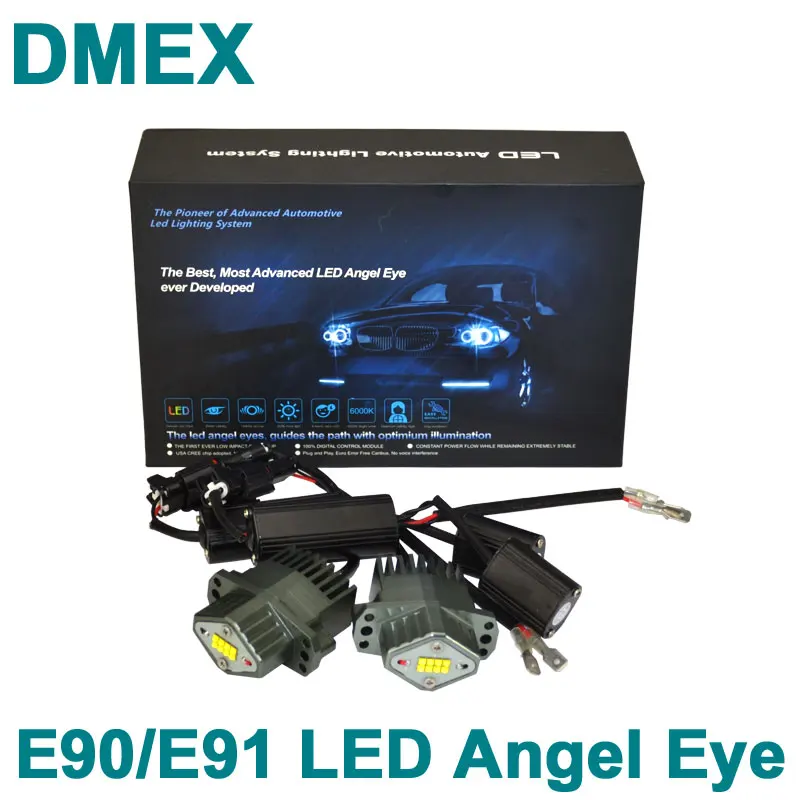 DMEX 2 шт. 40 Вт (80 Вт/комплект) 2400LM Canbus без ошибок E91 E90 светодиодные ангельские глазки