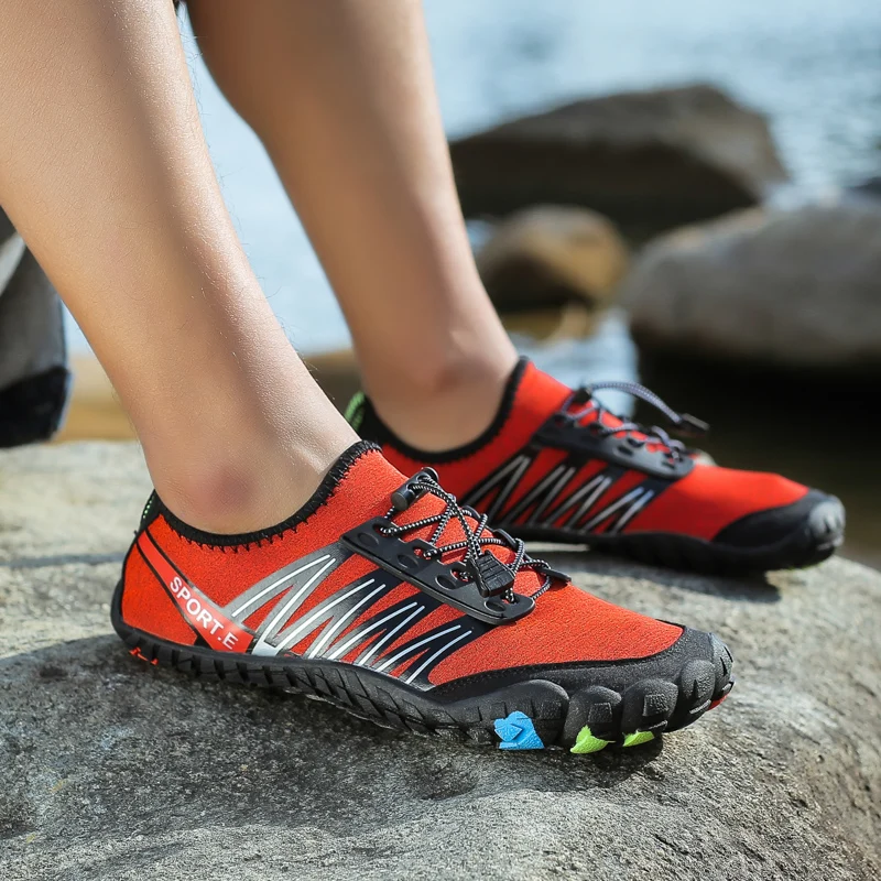 2019 г. Мужская и Женская акваобувь летняя пляжная обувь быстросохнущая дышащая