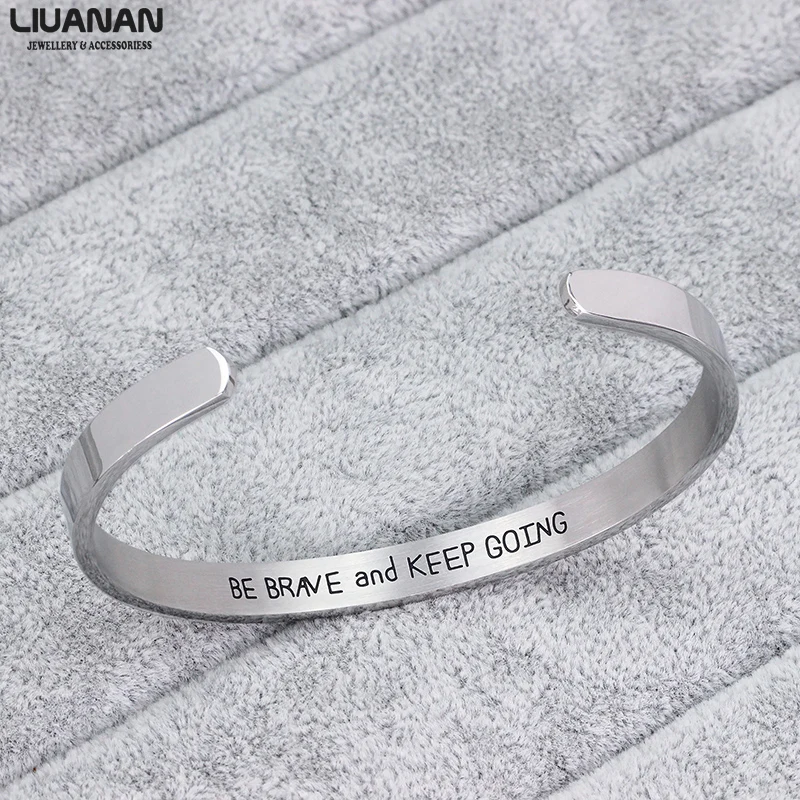 Браслет мантра с выгравированными цитатами браслеты дружбы для девушек и