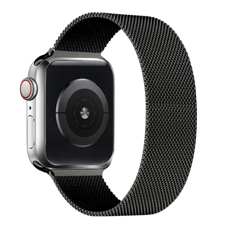 Миланский Браслет Нержавеющая сталь ремешок для наручных часов Apple Watch серии 1/2/3/4