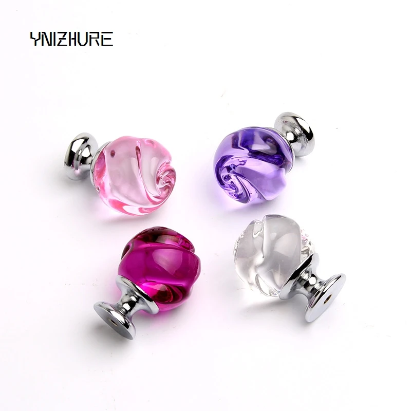 Прозрачная Ручка для шкафа 32 мм 4 цвета|cabinet knobs|handle kitchendoor wardrobe |