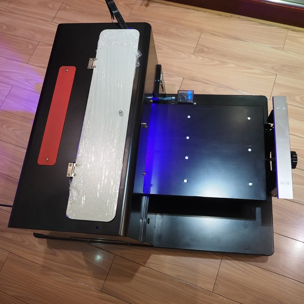 Бесплатная доставка FedEx самая дешевая цена УФ принтер Размера A3 кожаный для чехла