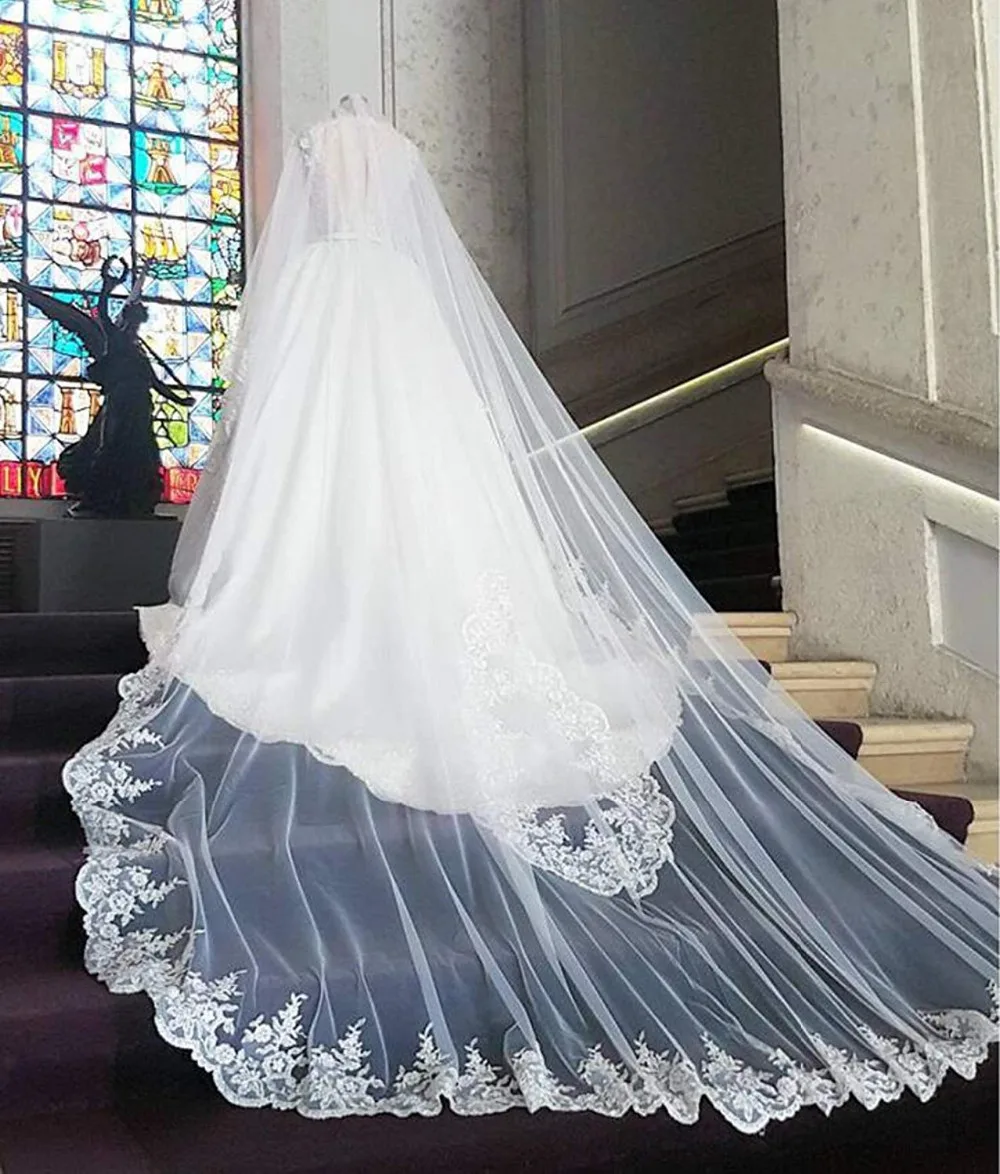 В наличии свадебный аксессуар 3 метров свадебная фата белые цвета слоновой кости