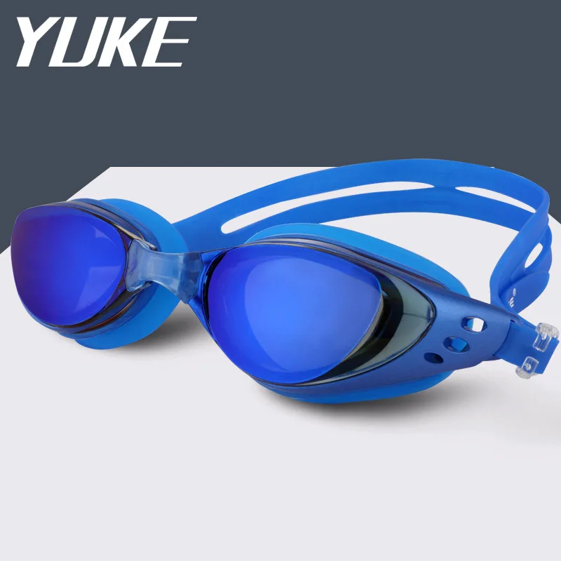 YUKE 2018 новые силиконовые большие очки для плавания Профессиональные