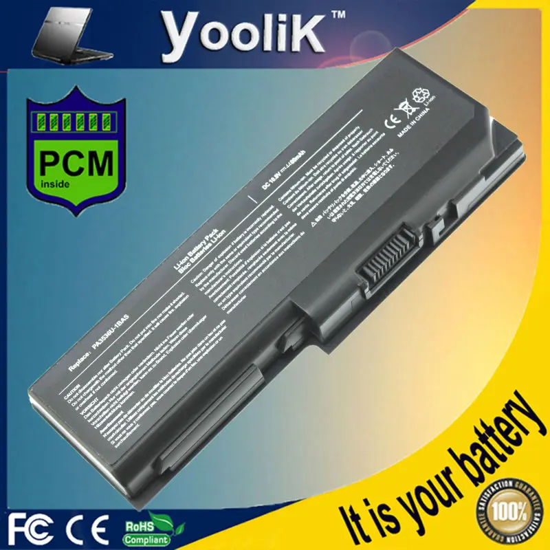 6Cells Laptop Battery Black for Toshiba Equium P200 FOR Satellite P200 P300 L350 L355 PA3536U-1BRS PA3537U-1BAS bateria
