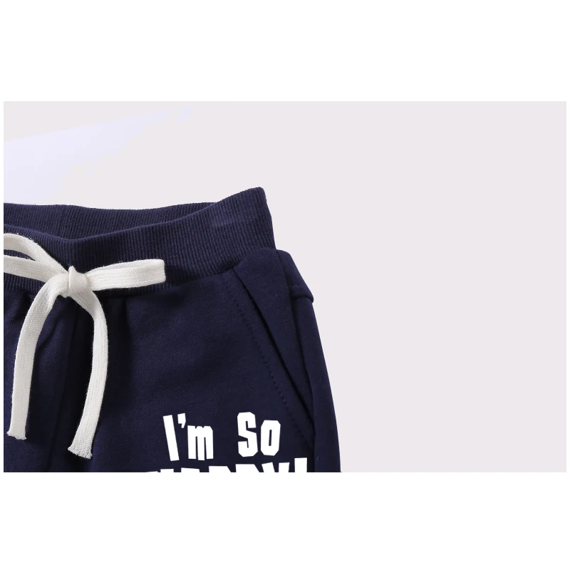 DE PEACH New Summer Baby Boy Girs Casual Shorts Children's Cotton Sports Boys Beach Kids Clothes Motion Pants 2-12Y |