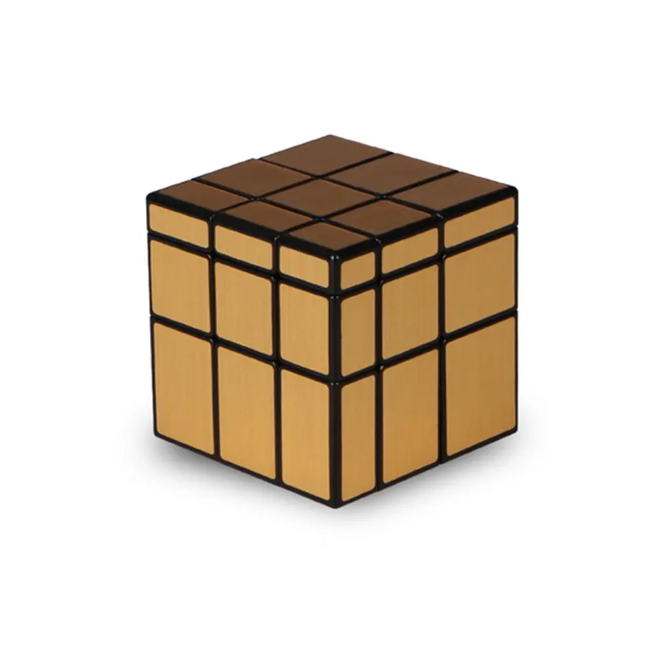Qiyi 3x3 зеркальный кубик рубика 3x3x3 волшебный куб зеркало для начинающих 3 слоя