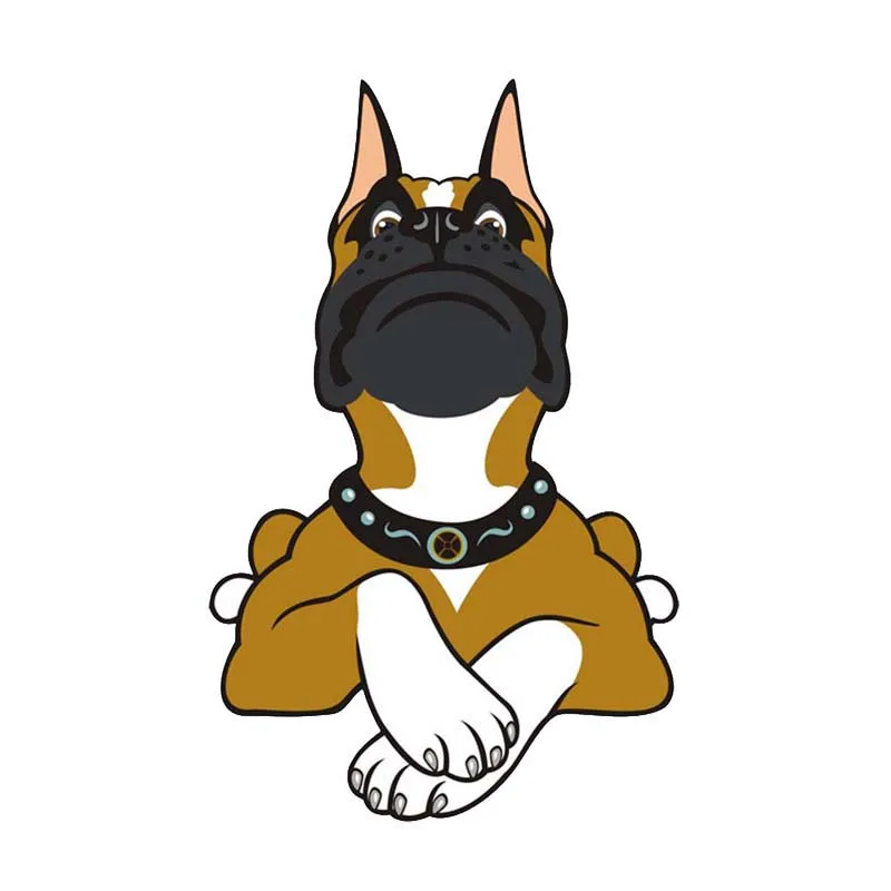 

YJZT 10.8CM*15.7CM A Proud Dog Decal Car Sticker PVC 12-300390
