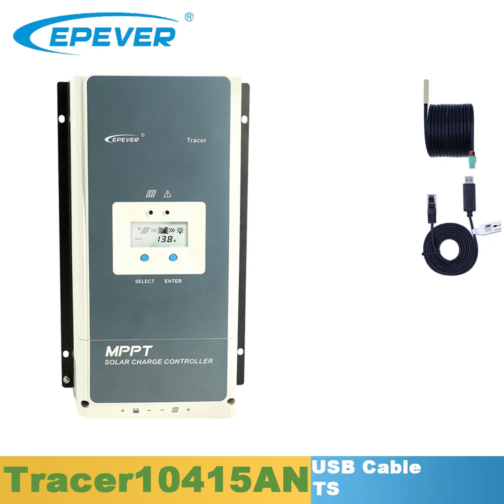 Красный EPever MPPT 100A 12V 24V 36V 48V Солнечный контроллер заряда с подсветкой lcd Max 150V PV вход общий отрицательный ЗАЗЕМЛЕНИЕ Индикатор 10415an - Цвет: Красный