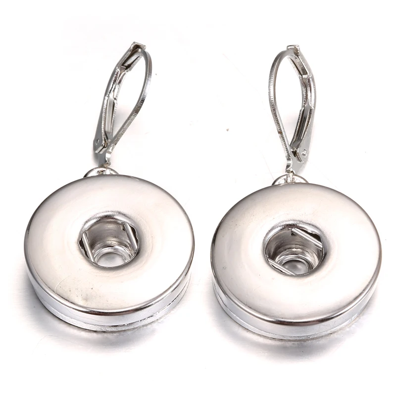 Оптовая продажа оснастки серьги 18 мм из металлического сплава кнопки