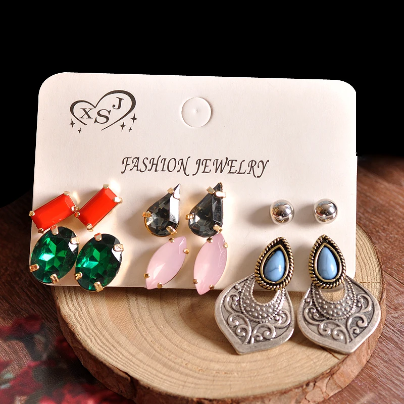 Новые Модные женские ювелирные изделия оптовая продажа серьги на день рождения