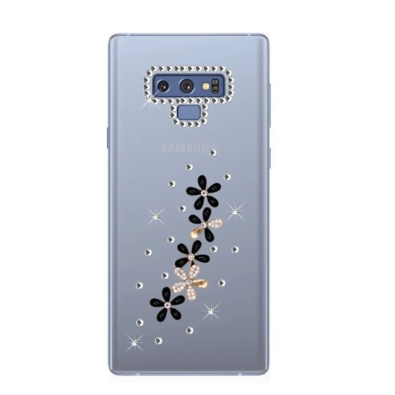 Для Samsung Galaxy Note 9 8 5 4 Алмазный чехол A80 A50 A7 2018 c7 c5 c9 pro Grand Prime J7 Neo Nxt J2 J5 prime блестящая