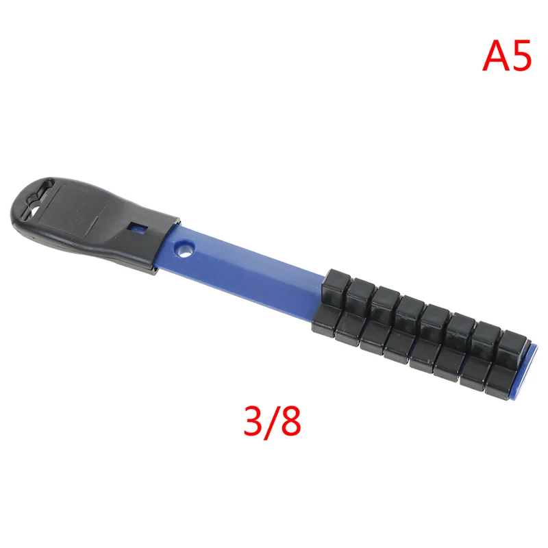 1Pcs 1/4" 3/8" 1/2" Smart Drive Socket Tray Rail Rack Storage Holder Organizer Tool Plastic - Цвет: A5