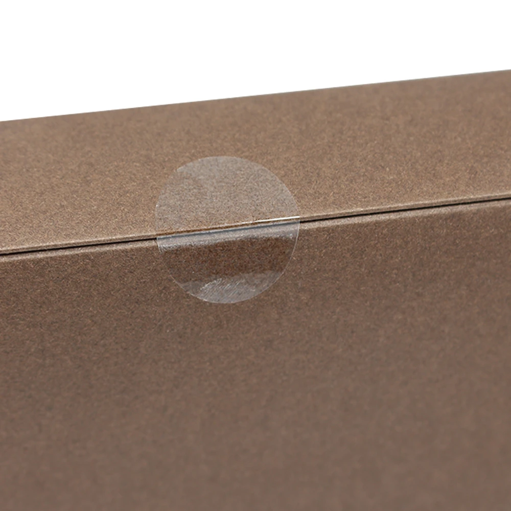 DHL ПВХ прозрачная Вечеринка стикер Эллипс с вязкой самоклеющейся этикеткой