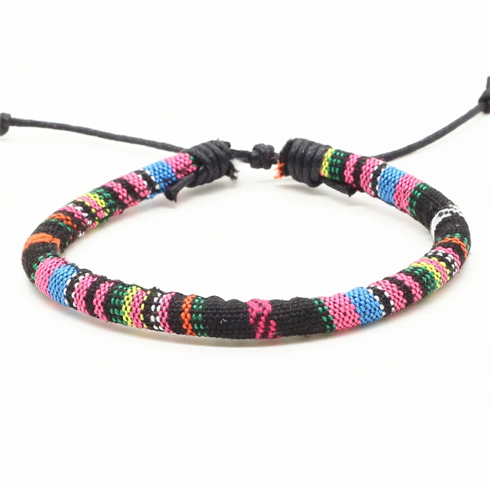 New Arrival Handmade Fashion Trendy Weave Braid Femme Homme Female Male Men Colorful Women Bracelet Jewelry Accessory | Украшения и