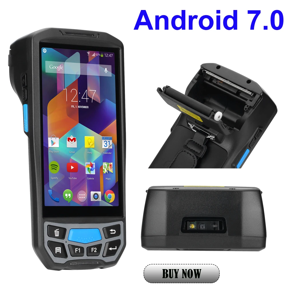 PDA 1D/2D портативный терминал поддержка Wifi Bluetooth 4g gps с камерой бесплатно