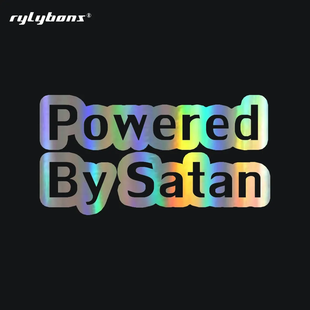Rylybons Powerded сатаны бампер автомобиля наклейки и стайлинга автомобилей украшения