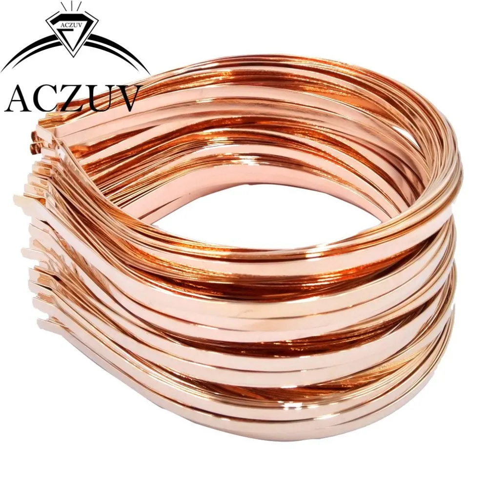 Аксессуары для волос металлическая повязка на голову 3 мм/4 мм/5 мм/6 мм/7 мм тусклый