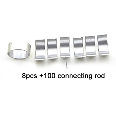 Add 100 Connecting Для Кавасаки ZX-6R ZX6R ZX600 2007-2012 Мотоциклетный Двигатель Коленчатого вала плитка и подключение шатун комплект подшипников STD+ 25+ 50+ 75+ 100# e - Цвет: Add 100 Connecting