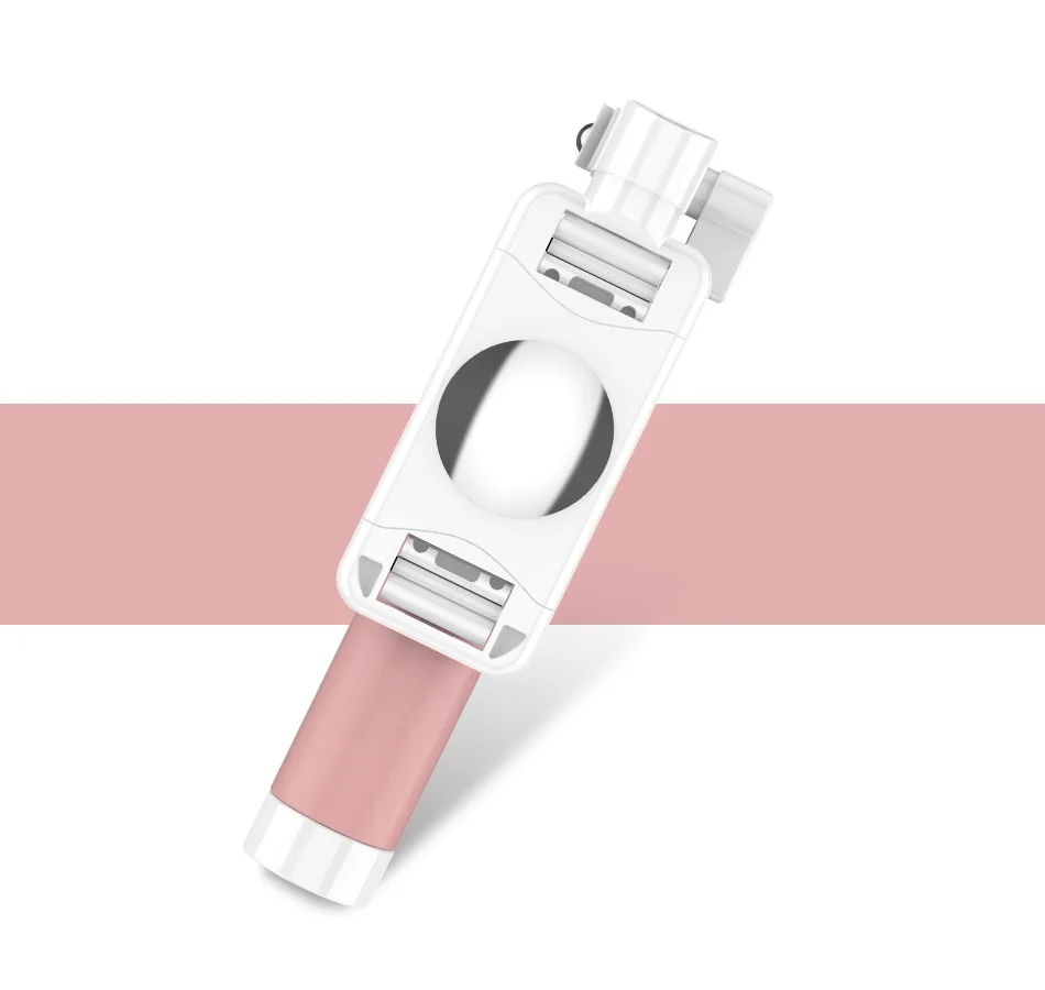 Pink AINGSLIM, проводной монопод для селфи mi ni, монопод для iPhone 6 samsung huawei xiaomi mi selfie pod - Цвет: Pink