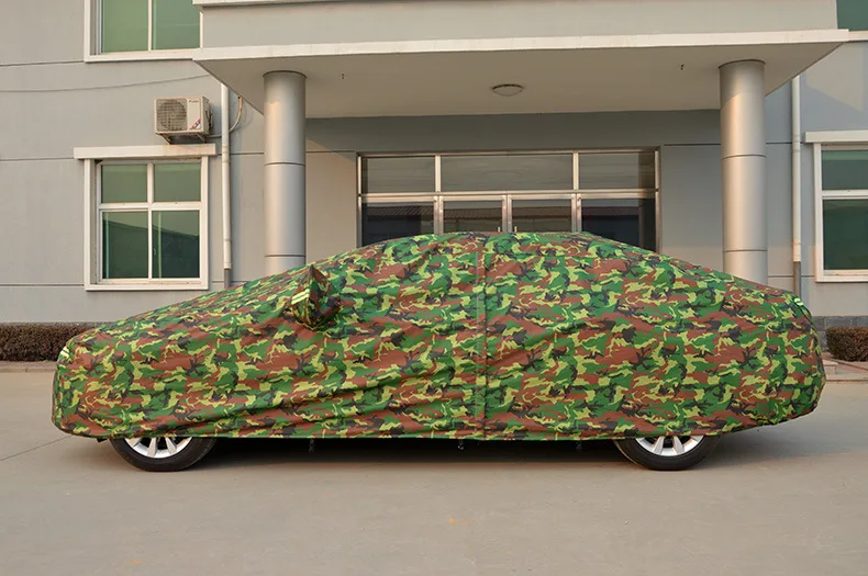 ATL 918D оксфордская камуфляжная утолщенная крышка автомобиля, четырехсезонная Автомобильная крышка, водонепроницаемая и устойчивая к пыли