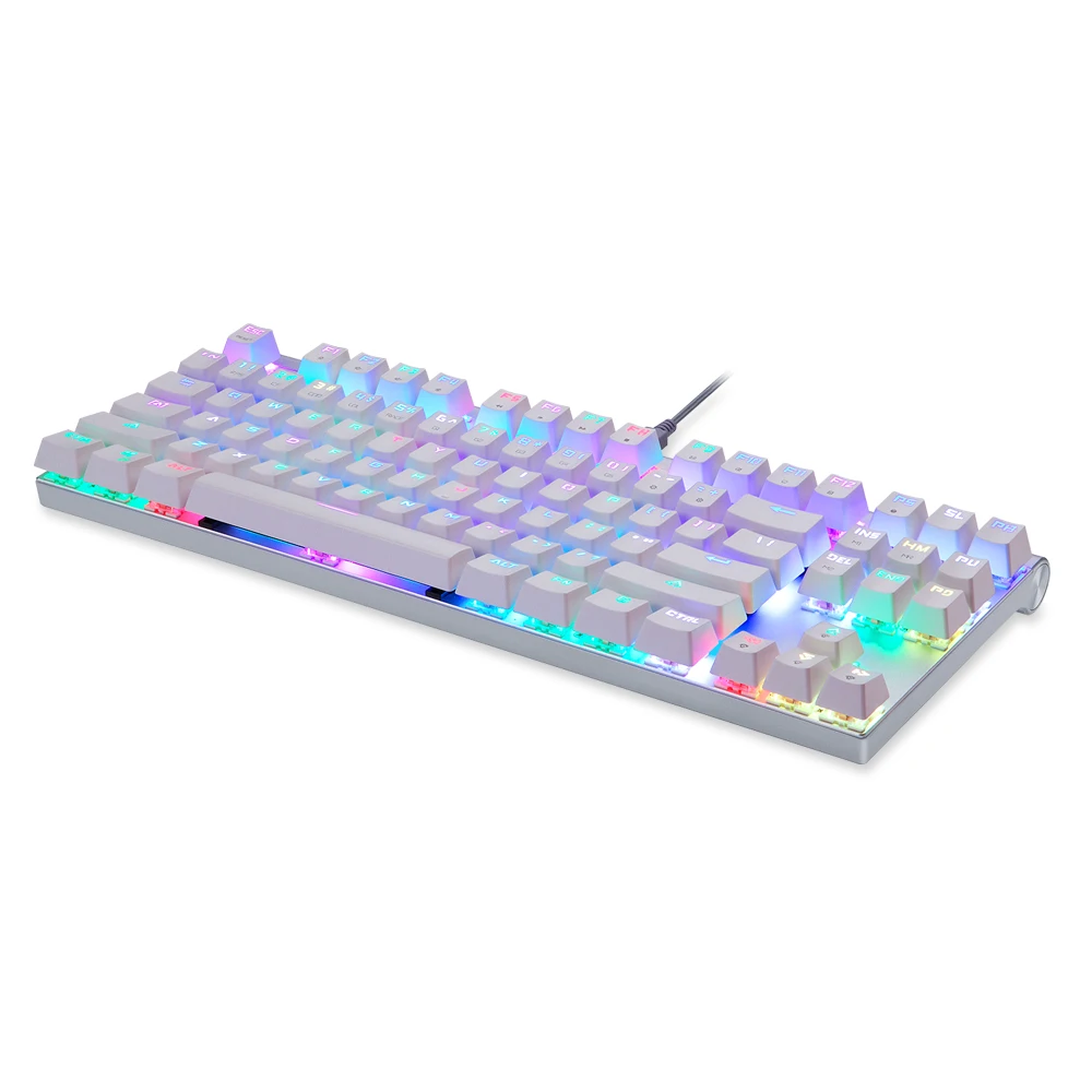 Оригинал Motospeed CK101 проводной Механическая игровая клавиатура RGB света