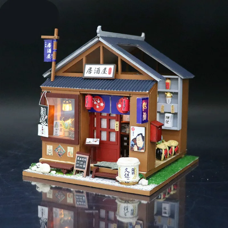 

Creative Hand-Assembly of Japanese Style Mini-building Model Cabin in Diy Cabin