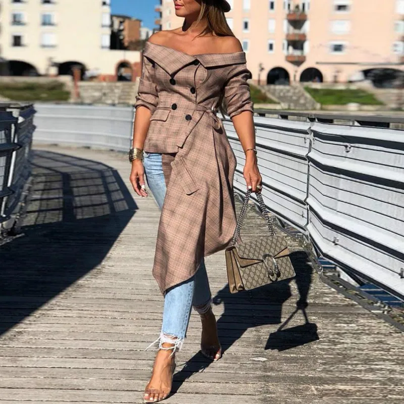 Рубашка женская длинная с длинным рукавом| |