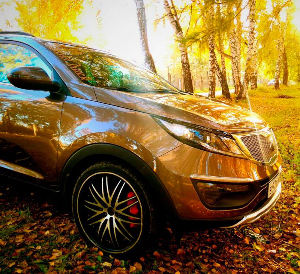 Cilia брови для Kia Sportage 2011 ~ 2017 накладка световые накладки наружное украшение
