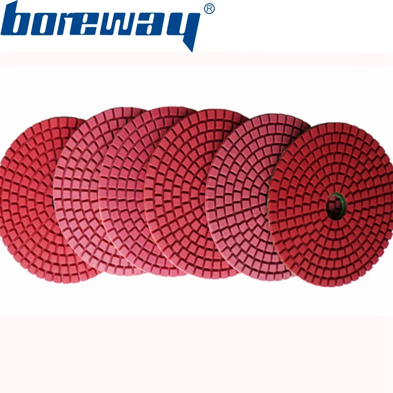 Полировальная абразивная накладка 7 шт./лот 80/100/125 мм|abrasive pad|stone polishingstone polishing abrasives
