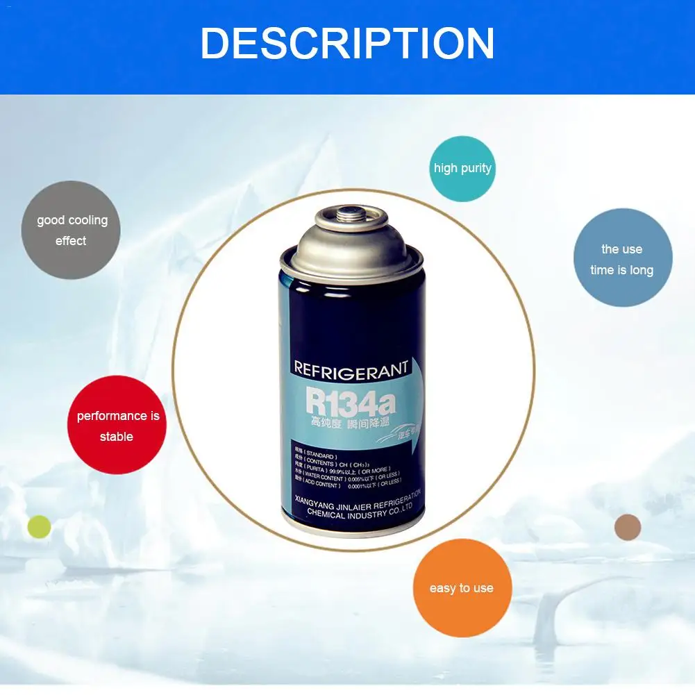 350 мл автомобильный хладоагент кондиционирования воздуха автозапчасти R134A