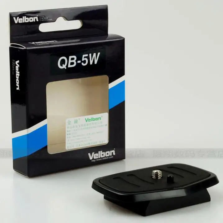 Оригинальная БЫСТРОРАЗЪЕМНАЯ пластина Velbon для штатива головка qb 5w с