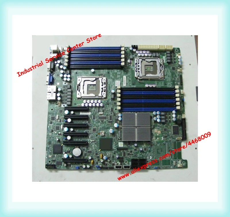 X8DTE 1366 pin X58 dual server board 5520 chipset support X5690