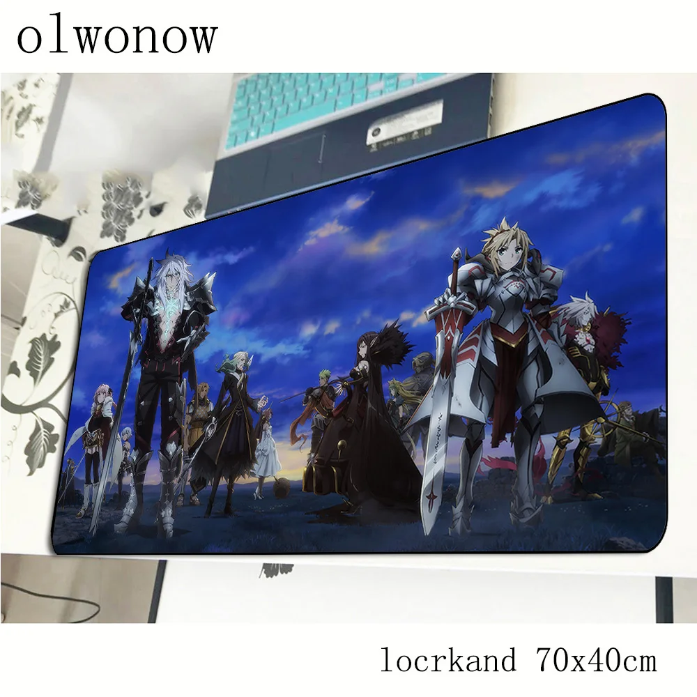 Fate Apocrypha коврик для мыши 70x40 см Бестселлер коврики для мыши лучший игровой коврик для мыши геймер популярные большие персонализированные коврики для мыши pc pad