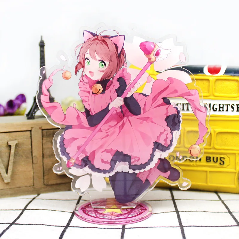 16 см Cardcaptor Card Captor Sakura акриловая подставка стакан фигурный модельный Высокое
