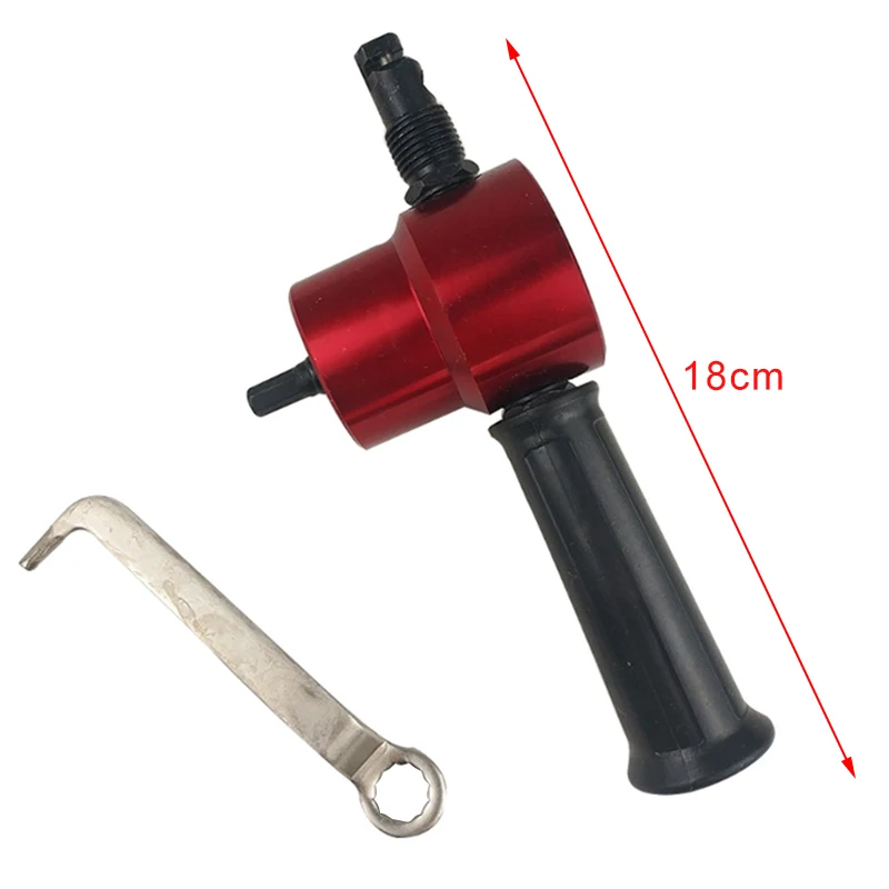 Metal Cutting Double Head Sheet Nibbler Saw Cutter Tool Drill Attachment Free nibbler sheet metal Accessories | Инструменты