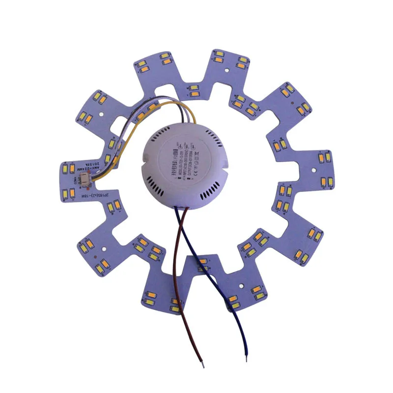 Светодиодный потолочный светильник DIY запасной магнит PCB SMD5730 двойной цвет