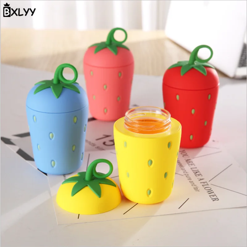 BXLYY Новая креативная бутылка для воды из стекла клубники 300 мл подарок на день