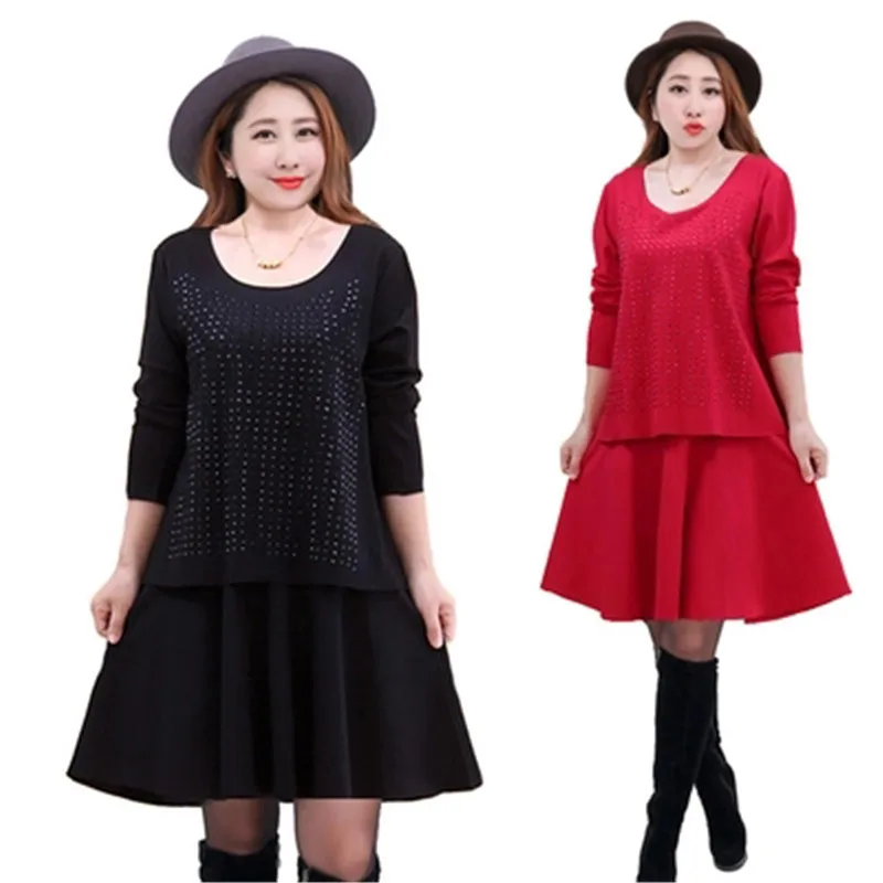 Женское платье с круглым вырезом свободного покроя большого размера|dress loose|colorful