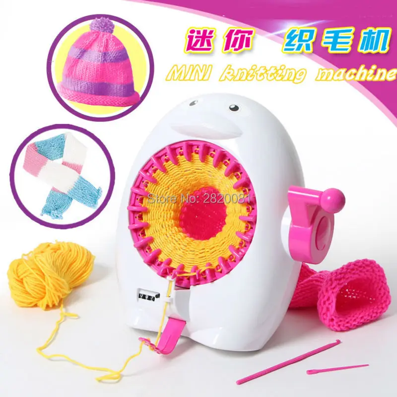 Вязальная машина Smart weaver DIY набор игрушек модели пингвина Детский развивающий
