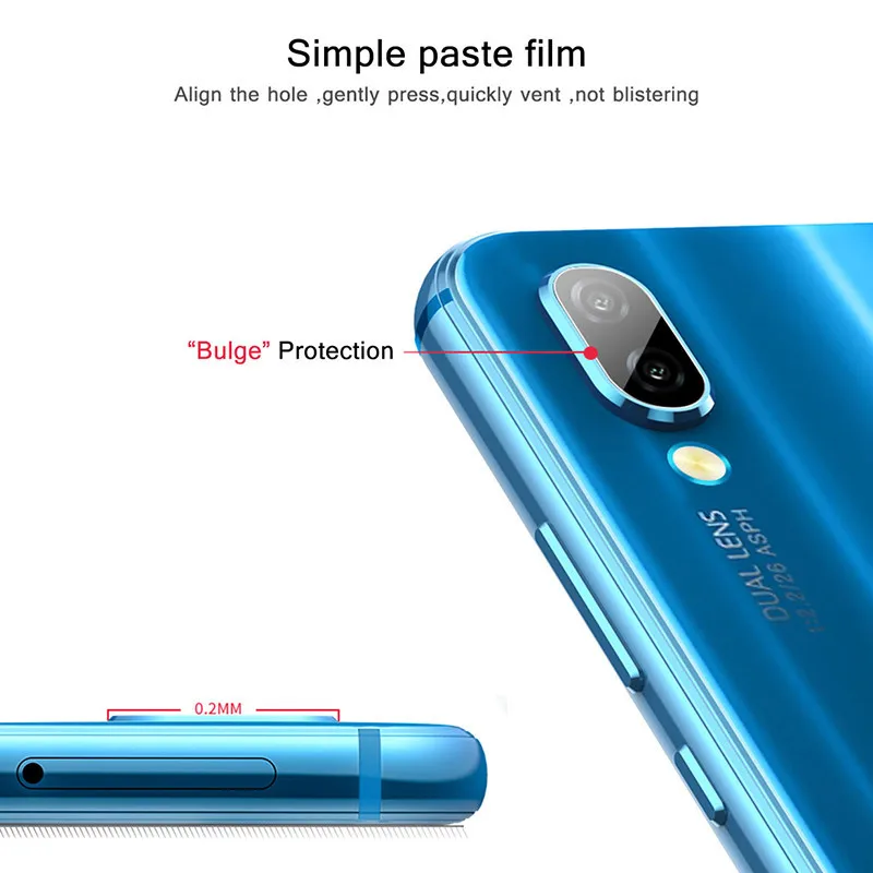 Защитная пленка для объектива 2 шт. XiaoMi 8 8lite 8SE Mix3 2S max3 Mi A1 A2 lite 6X Redmi 6A S2 Note 5 6