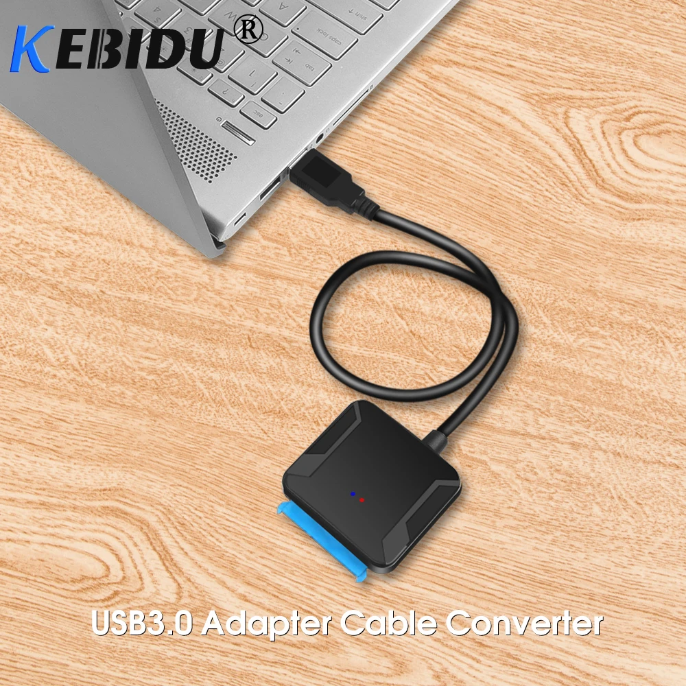 Kebidu SATA USB3.0 адаптер кабель конвертер 22 pin USB 3 0 для 2 5 дюймового HDD SSD жесткого