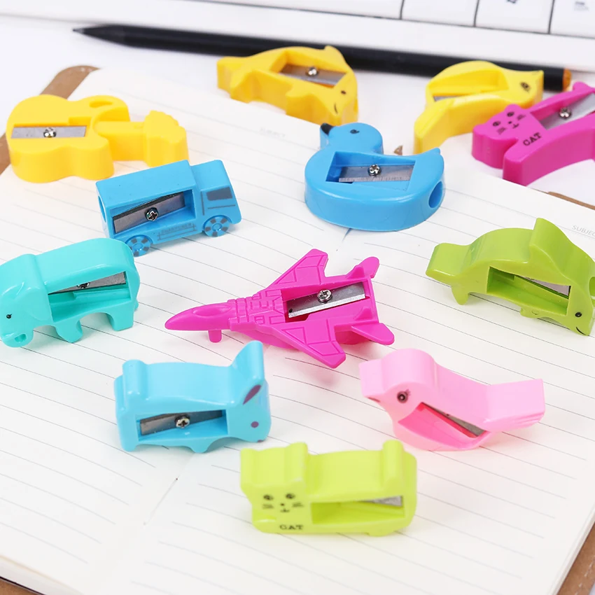8 шт. кавайная точилка для карандашей в виде животных|animal pencil sharpener|sharpener cartoonpencil
