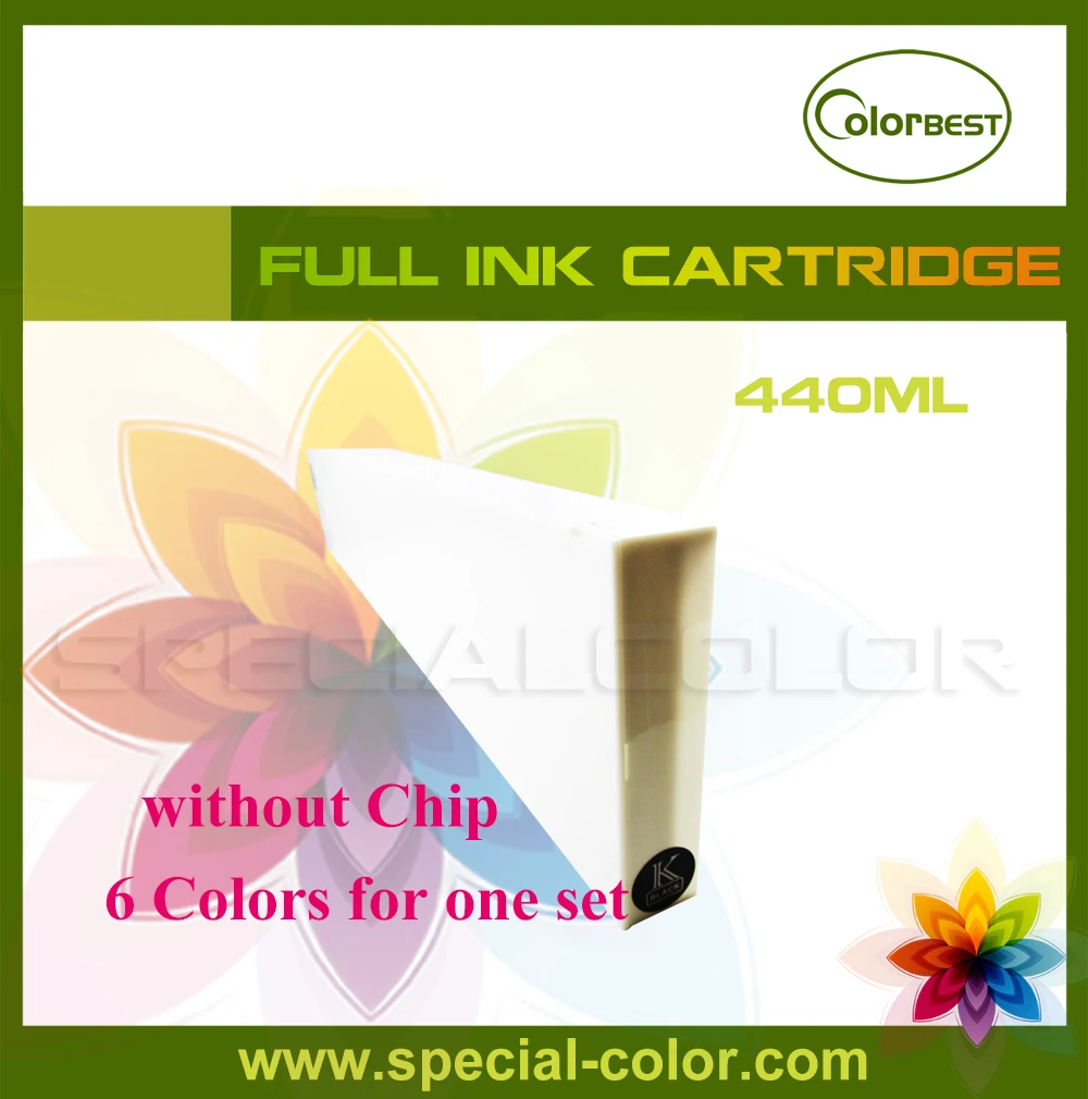 6 шт./компл. CMYK LC LM совместимый Mimaki DX4 принтер 440 мл эко растворитель чернильный
