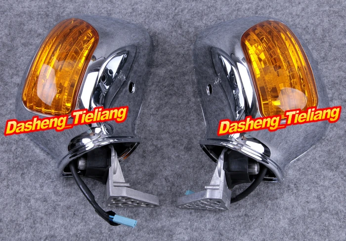 Мотоциклетные боковые зеркала заднего вида для Honda Goldwing GL1800 2001 2011 Серебристые