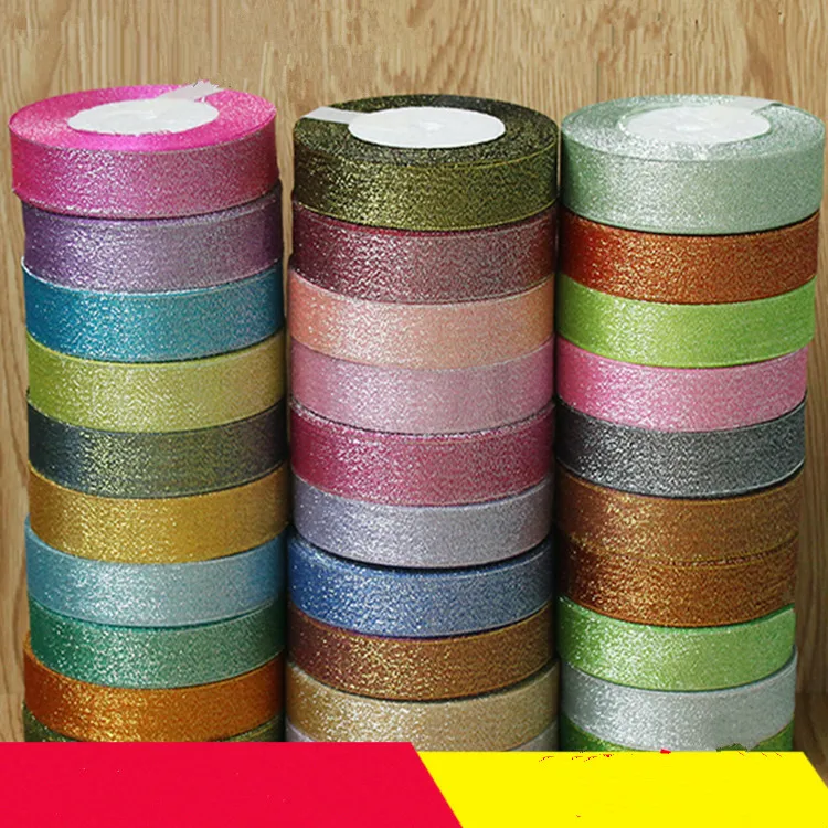 (25 ярдов/рулон) 1 дюйм 25 мм цветной ремень с луком ленты для рождества и свадьбы